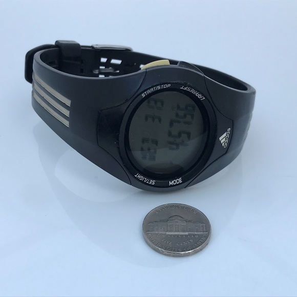 Adidas Digital Watch Black Sport Multi Function - Picture 3 of 8